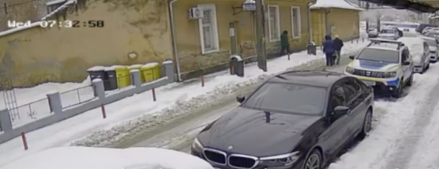Momentul exploziei de la Poliția Rutieră Lugoj