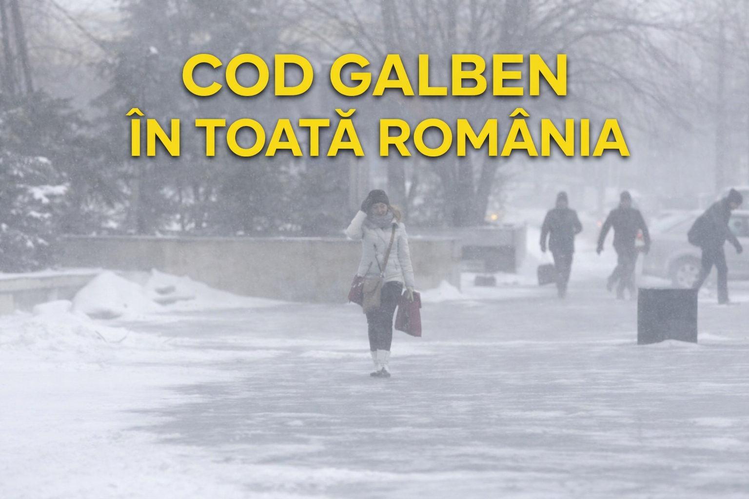 Toată România intră sub Cod galben de ger: Ce fenomene anunță meteorologii