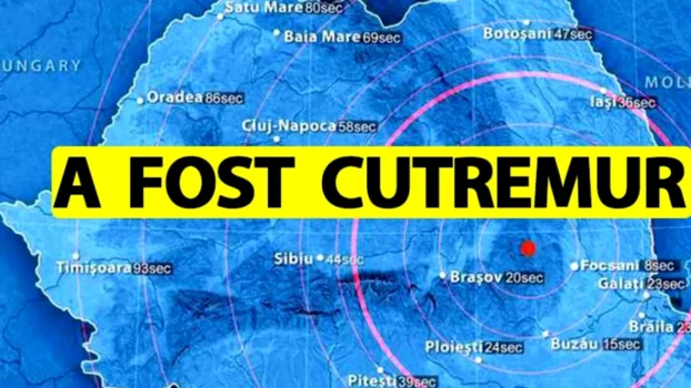 A fost cutremur în România! S-a simțit în mai multe orașe