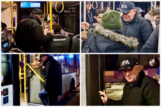 Pitești: Primarul Cristian Gentea, control surpriză în autobuzele Publitrans!