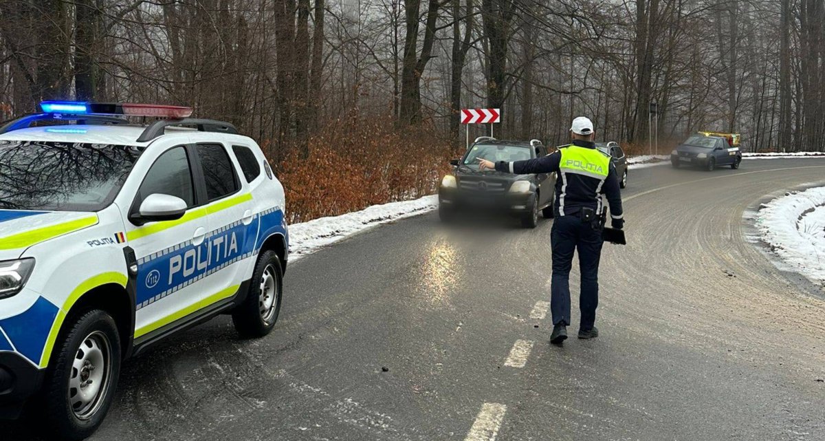 Greșeala frecventă a șoferilor iarna: Manevra care poate duce la suspendarea permisului