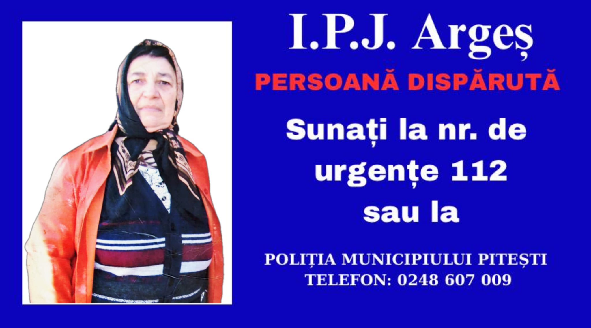 Femeie dispărută