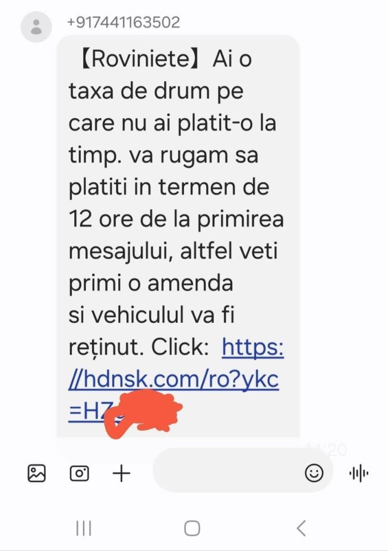 Atenție! Tentativă de fraudă