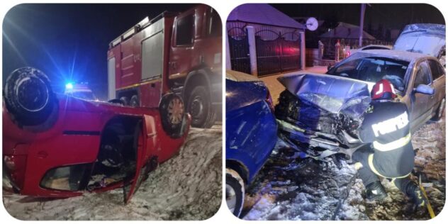 Dezastru la prima oră: accidente grave în Argeș