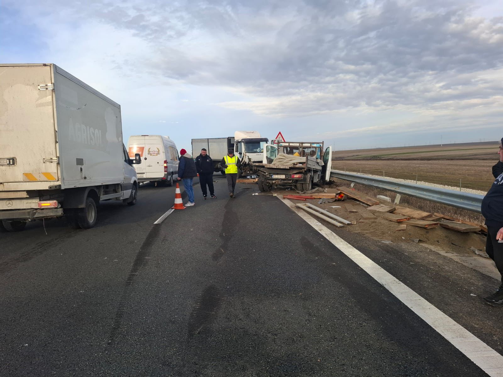 Accident grav pe DEx12 Pitești-Craiova
