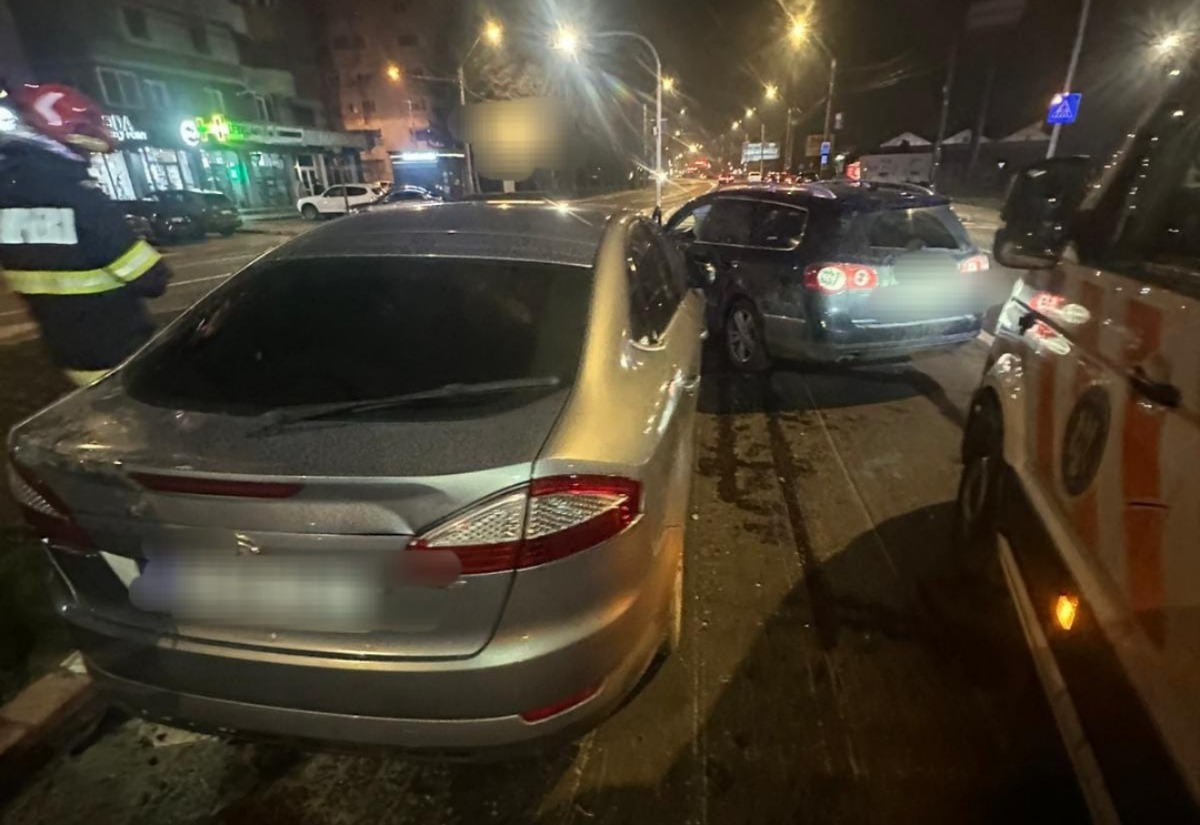 Pitești: Accident lângă Dedeman