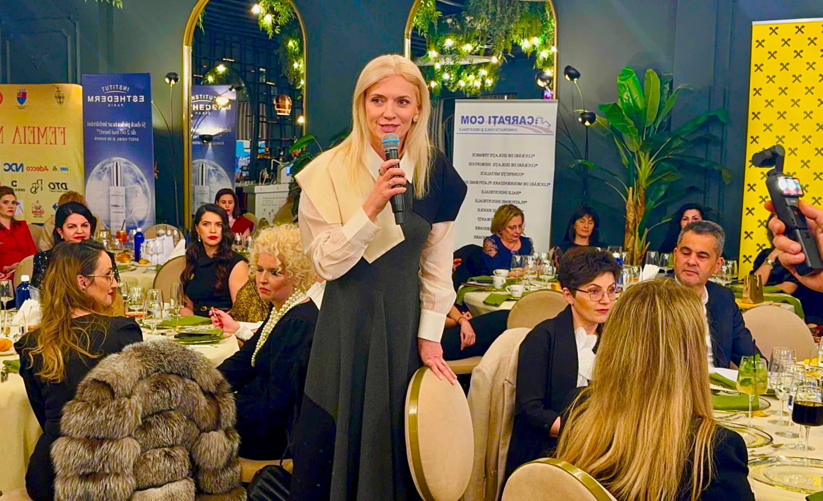 Alina Gorghiu, la Gala „Femeia Manager de Succes”: „Femeile sunt o resursă uriașă pentru economia României”