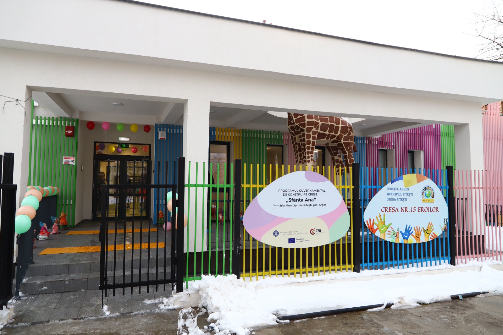 Creșa „Eroilor” din Pitești s-a deschis oficial. 92 de locuri noi pentru copii