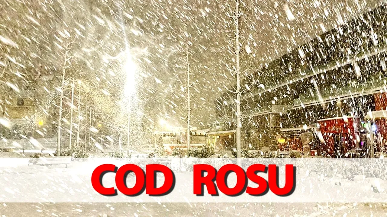 Ultima oră: S-a emis Cod Roșu!