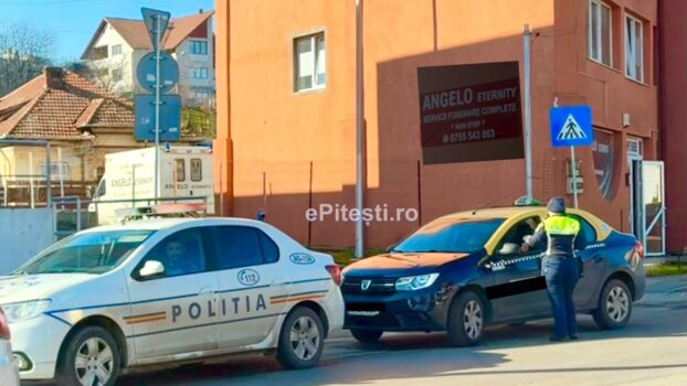 Argeș: Taximetrist beat și drogat la volan