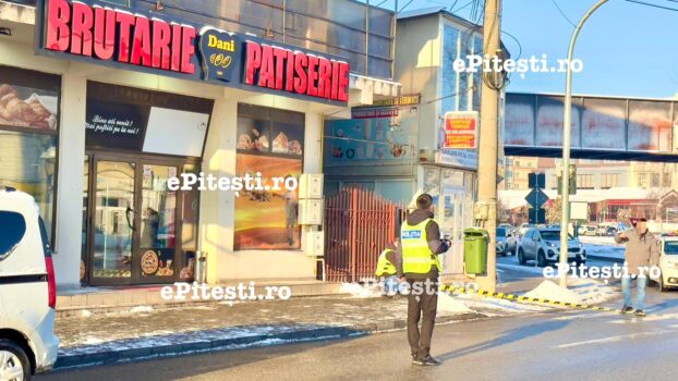 Impact violent în Pitești. Femeie lovită pe trecerea de pietoni