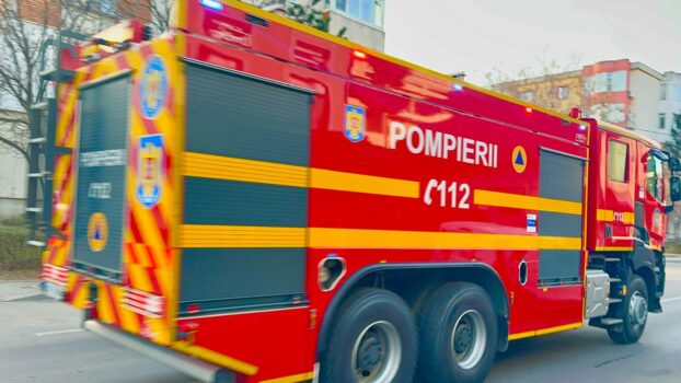 Incendiu izbucnit în zona unui restaurant!