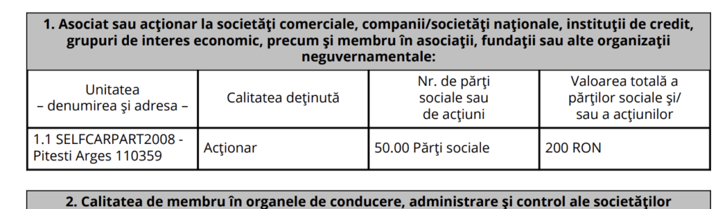 Declarație de avere