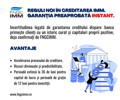 INSTANT IMM – Garanția care accelerează finanțarea afacerilor dinamice creat pentru antreprenorii care nu amână creșterea