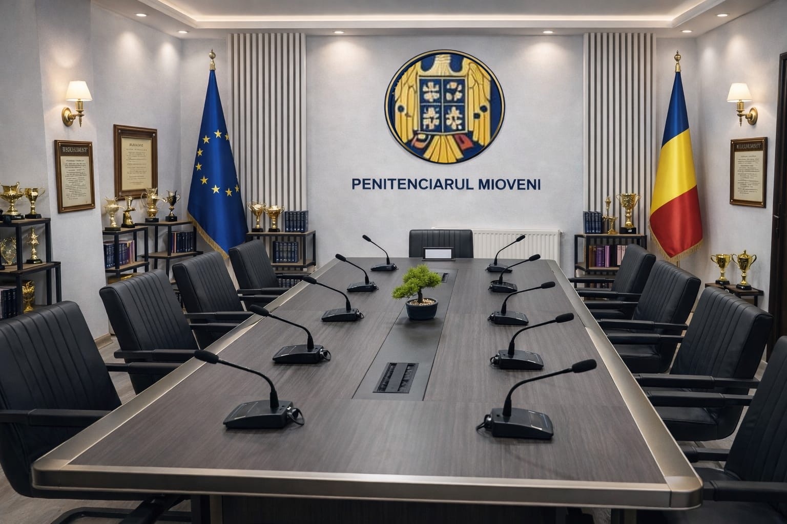 Sală consiliu Penitenciarul Mioveni