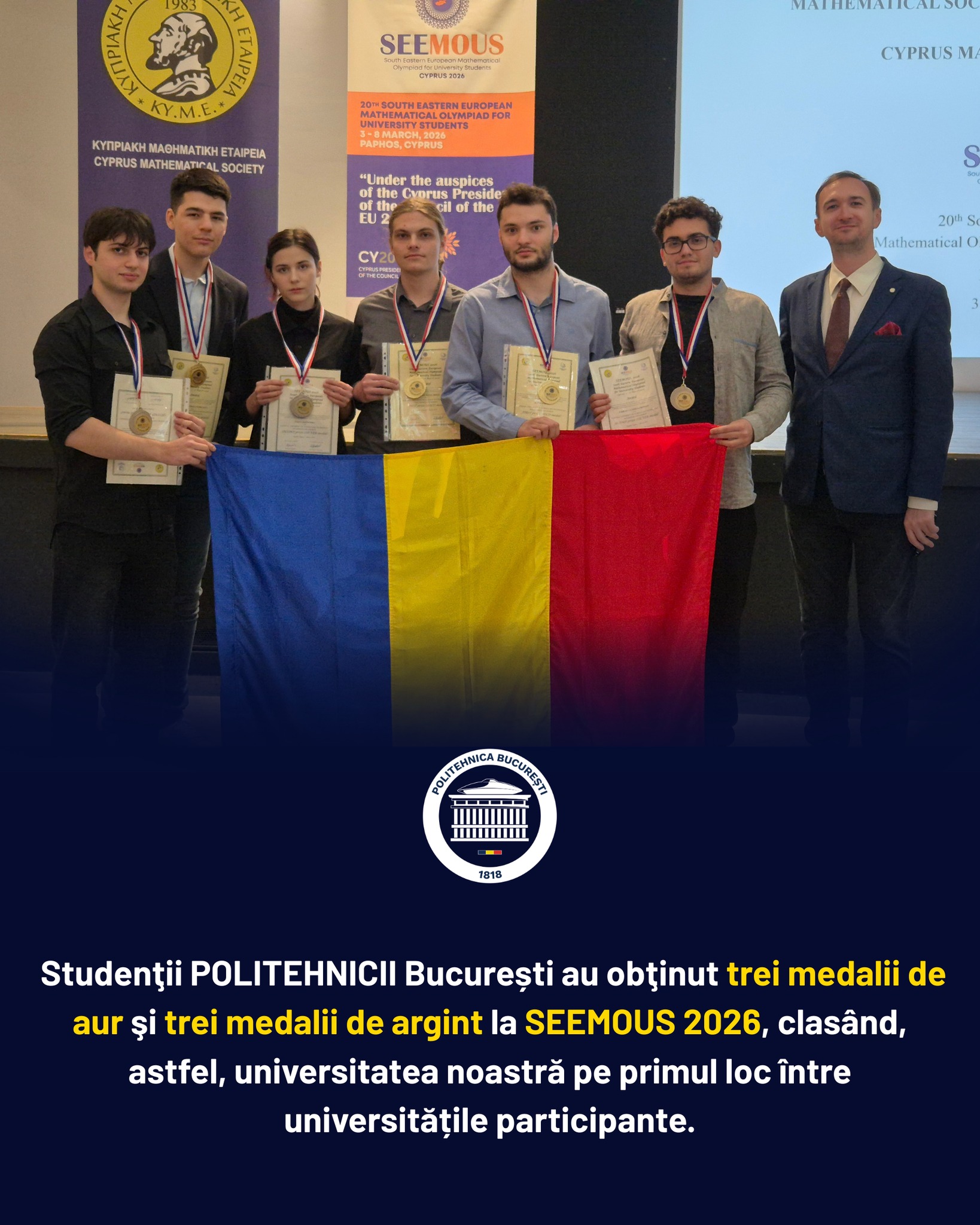 Studenți premiați la Olimpiada Internațională de Matematică