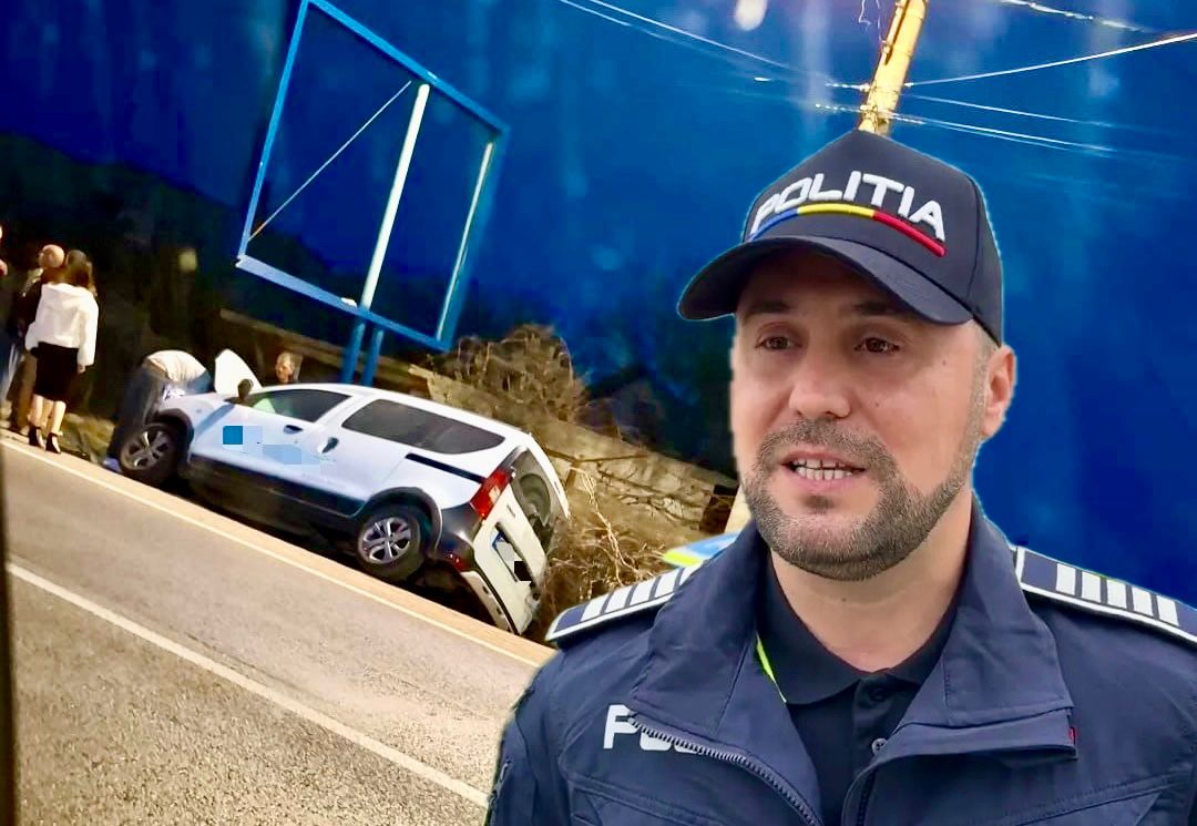 IPJ Argeș reacționează: Beat criță, „a sfârșit” direct în șanț la ieșirea din Pitești