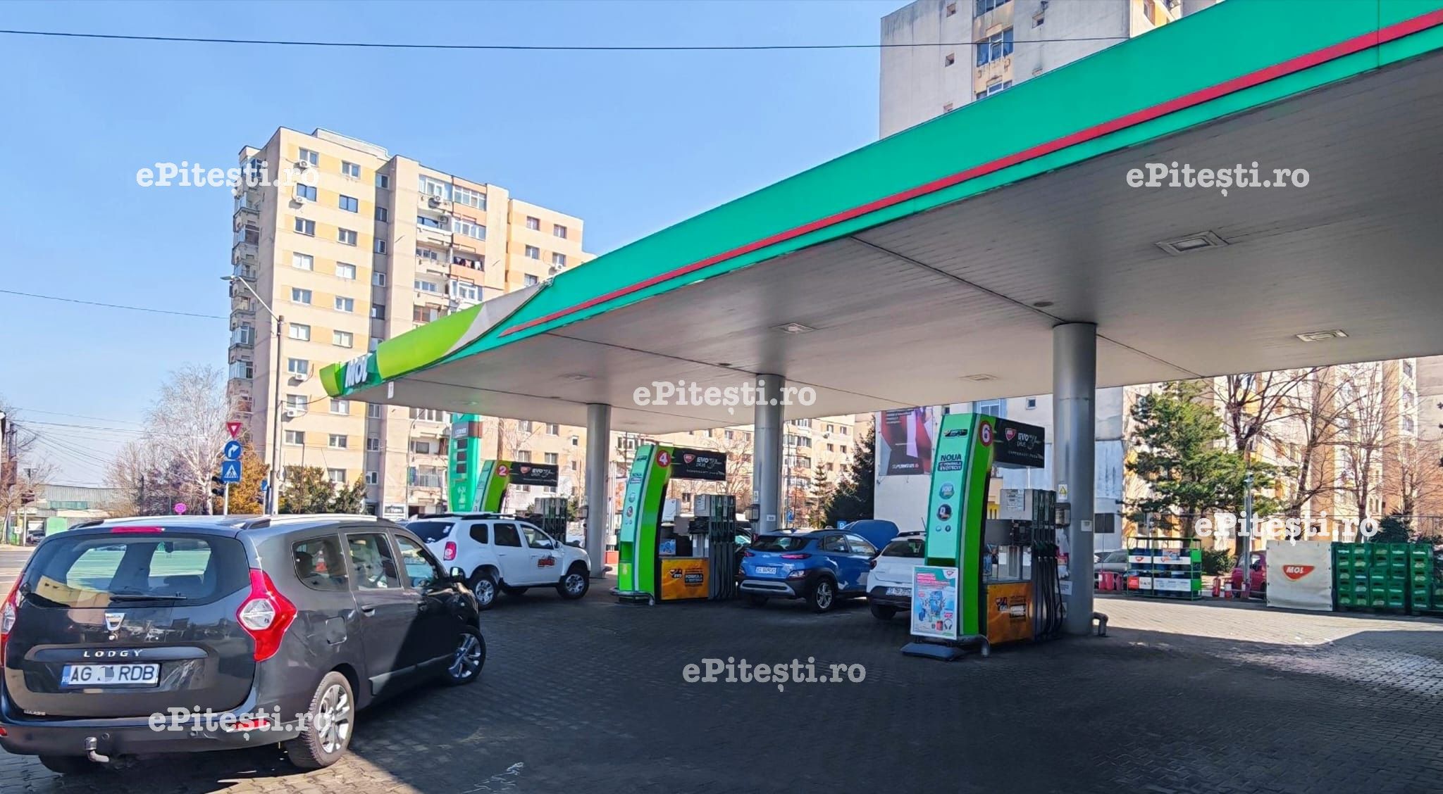 Cele mai mari scumpiri la pompă: De la cel mai mic preț până la aproape 10 lei/litru, în Pitești