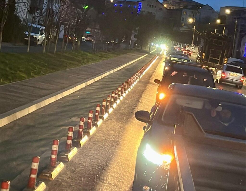 Pitești: Protest în trafic!