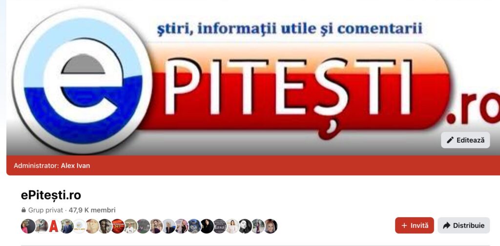 Grup Facebook, ePitești.ro