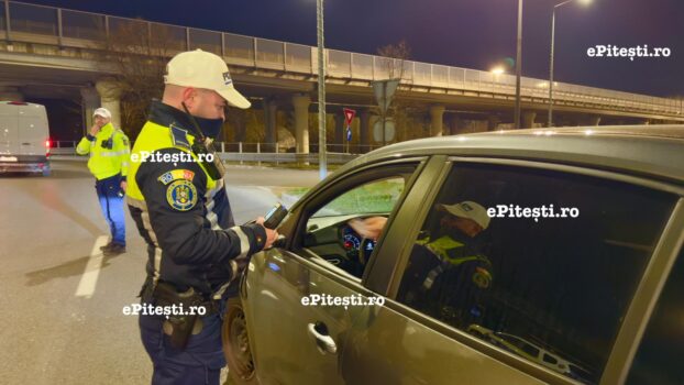 Doi șoferi din Argeș, prinși băuți la volan în Câmpulung și Valea Danului