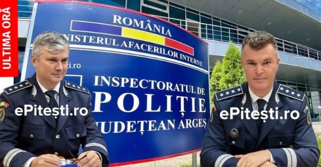 Breaking/Surse: Florin Stan, noul șef al Poliției Pitești, în locul lui Sorin Marinescu