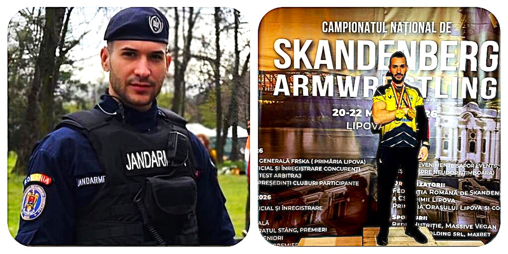 Jandarm din Argeș face senzație! Alin Nedelescu, campion național pentru a 11-a oară