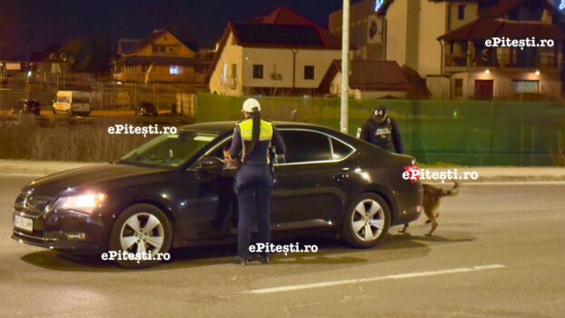 Șofer scos din trafic în Pitești, după ce a fost depistat pozitiv la DrugTest! Analizele au confirmat rezultatul