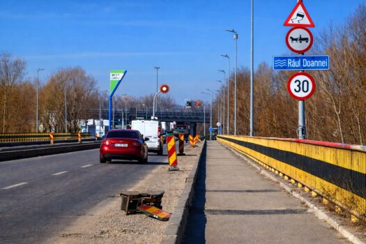 Pitești: încep lucrările la podul peste Râul Doamnei. Restricții timp de 8 luni