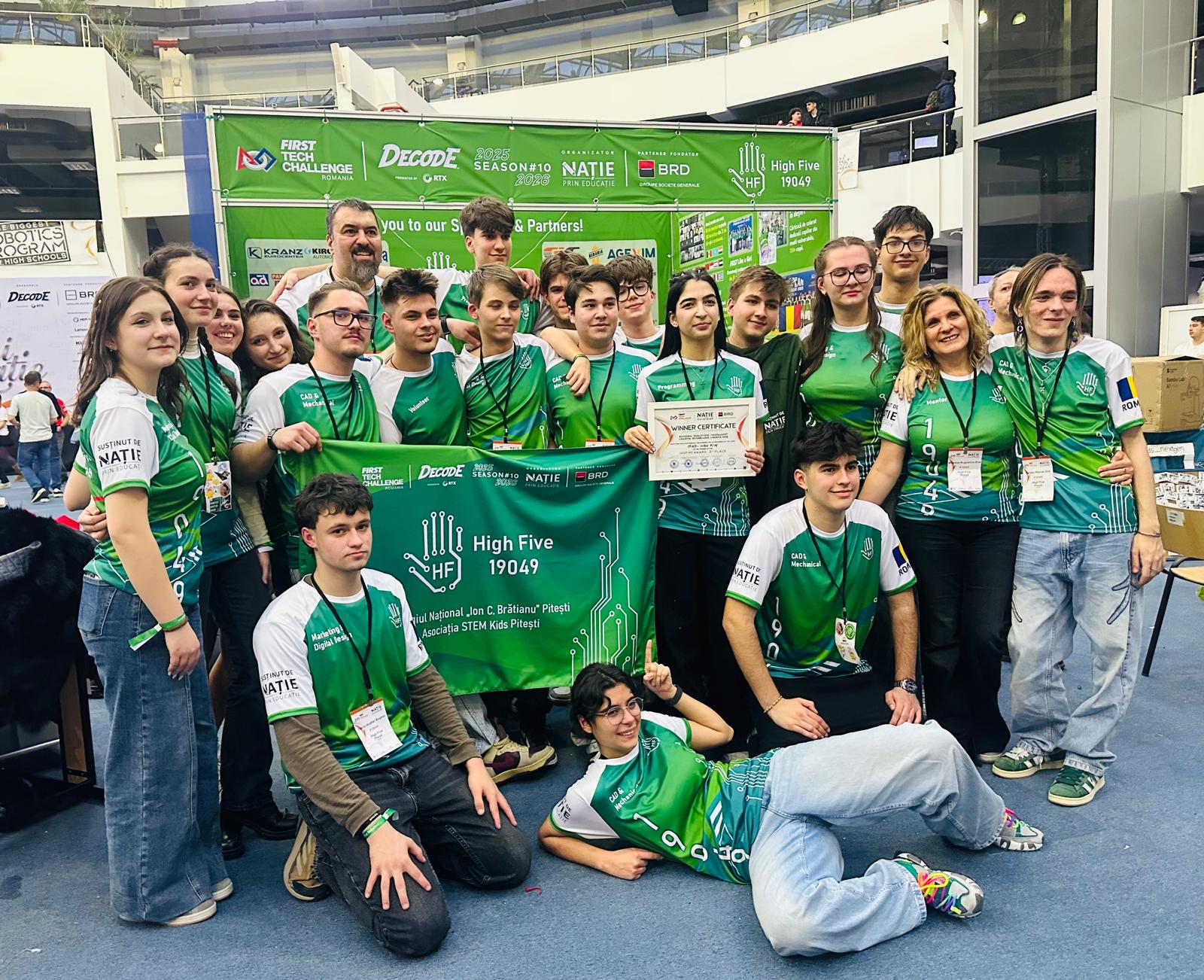 Ambele echipe de robotică de la „Brătianu”, dublă calificare la Națională
