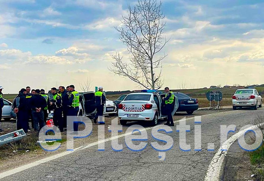 EXCLUSIV: Urmărire ca în filme pe A1 Pitești-București! Focuri de armă și suspecți încătușați