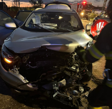Accident cu victimă lângă Pitești: mașină făcută praf