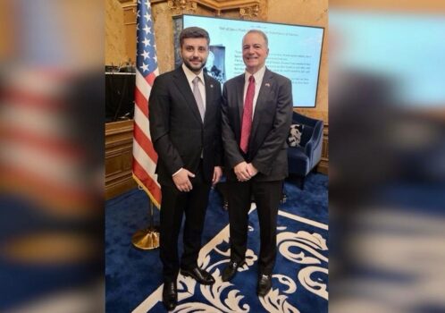 Deputatul PSD Argeș Cătălin Mîndroc, în prim-plan la recepția SUA–România