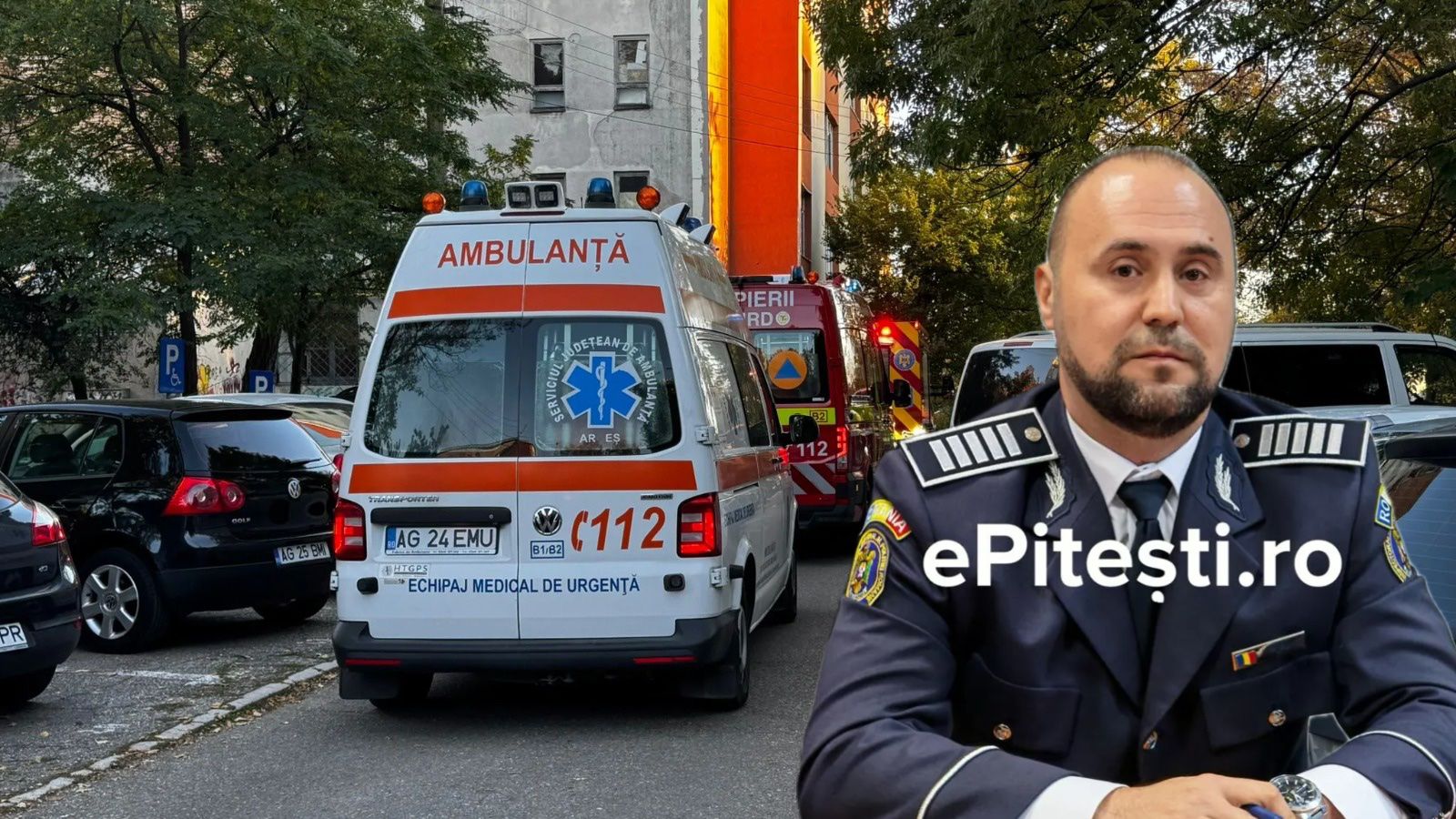 Poliția Argeș, Oficial! Noi detalii despre incidentul grav în care o femeie s-a aruncat de la etaj în Găvana