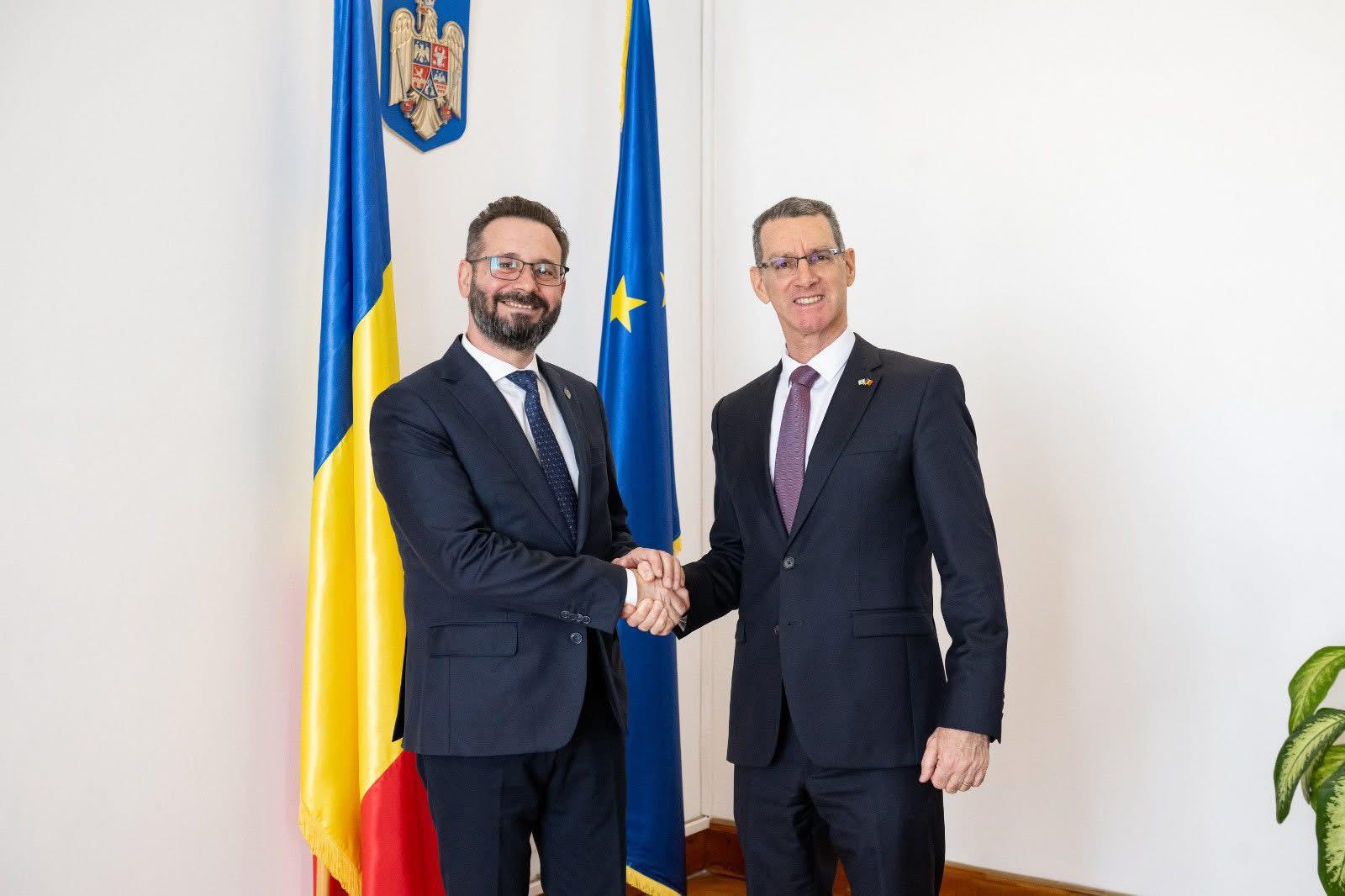 Mihai Coteț, întâlnire-cheie cu ambasadorul Israelului