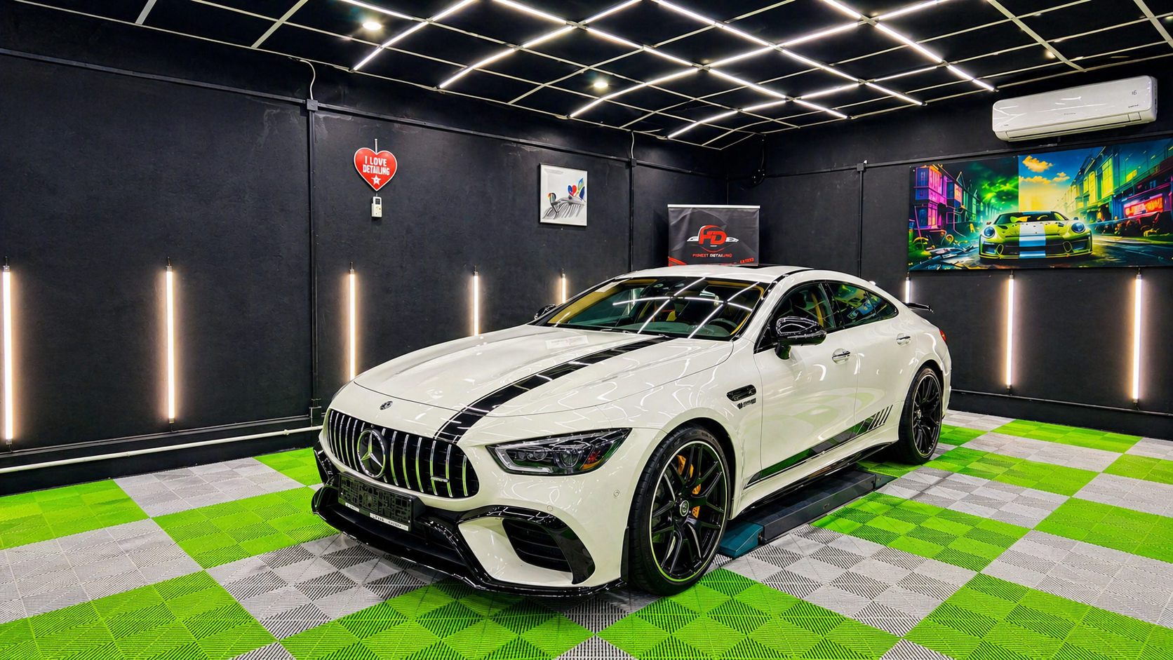 Bolid de lux Mercedes, „fortificat” la AuroDetailing Pitești! Secretul protecției invizibile