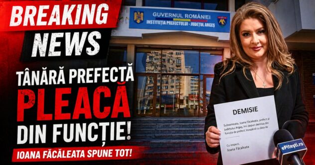 Oficial: Prefecta Ioana Făcăleață renunță la funcție – Știrea serii