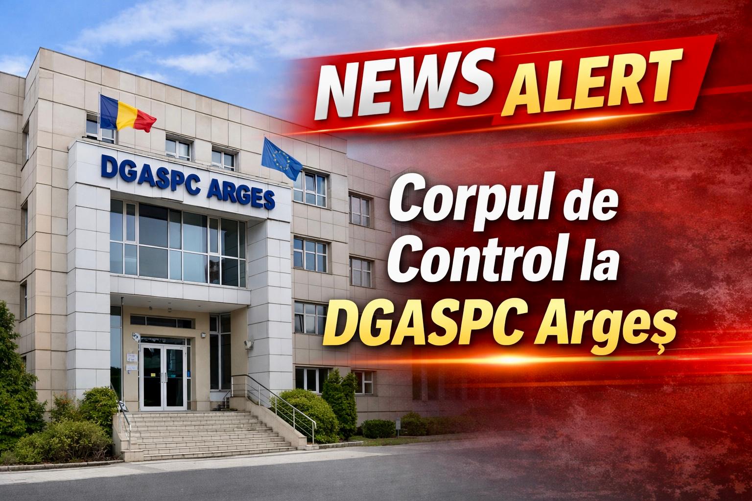 News ALERT. Corpul de Control la DGASPC Argeș