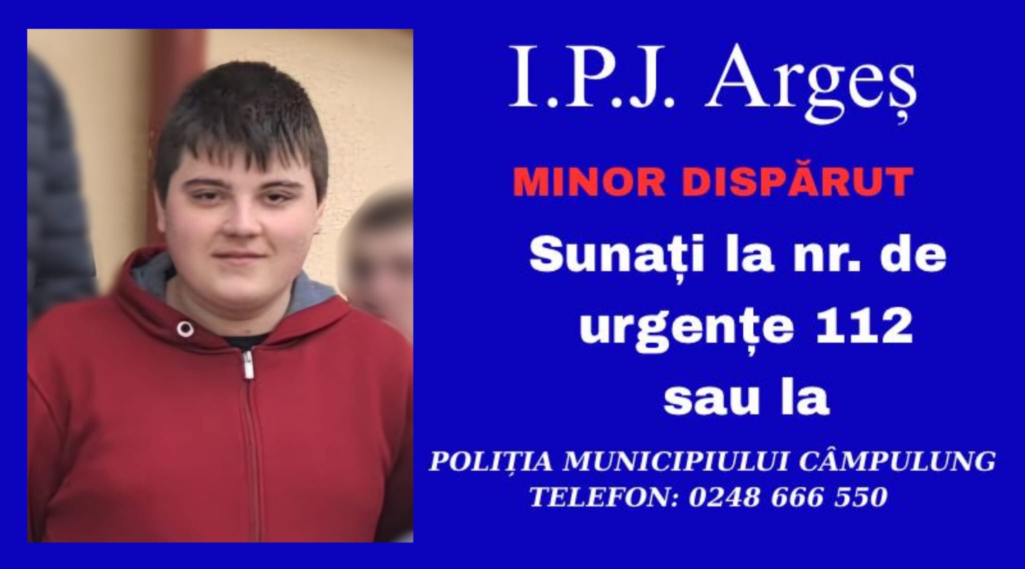 Minor dispărut 