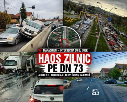 După ani de haos, soluția pentru DN 73, la Mărăcineni – o zonă „blestemată” de accidente și trafic infernal