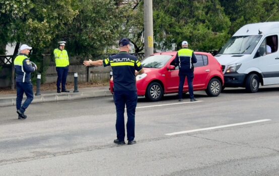 Argeș: Trafic „blocat” de controalele polițiștilor