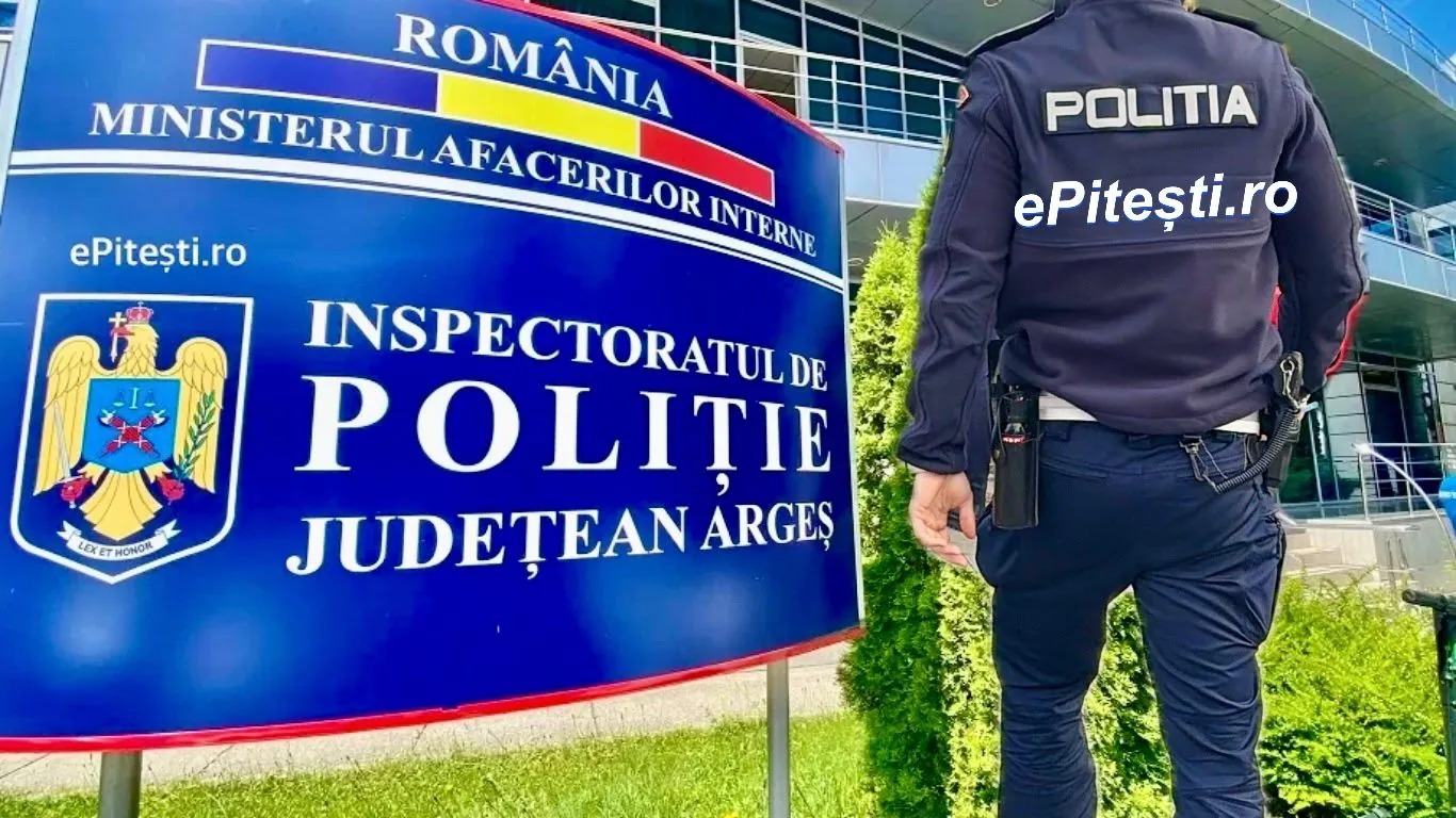 Argeș. Polițist amenințat!