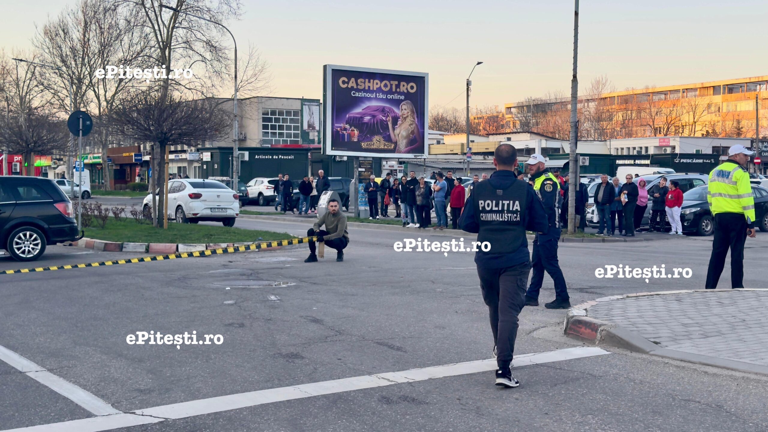 Poliția Argeș, oficial: Șoferiță de 63 de ani a provocat accident cu victime în Pitești și a fugit