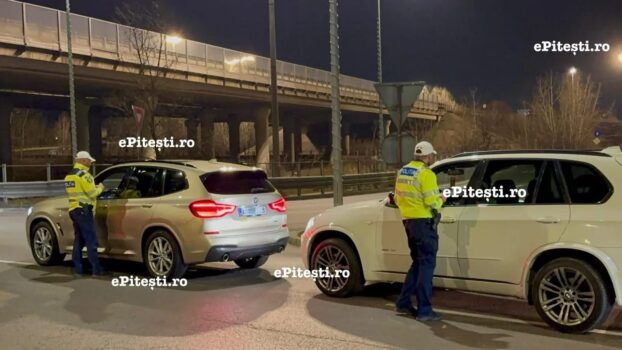 Pitești: Doi șoferi prinși de poliție după abateri revoltătoare