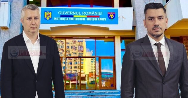 Momentul zero la Prefectura Argeș! Sebastian Nedelcu (USR), surprins în primele minute de mandat – VIDEO