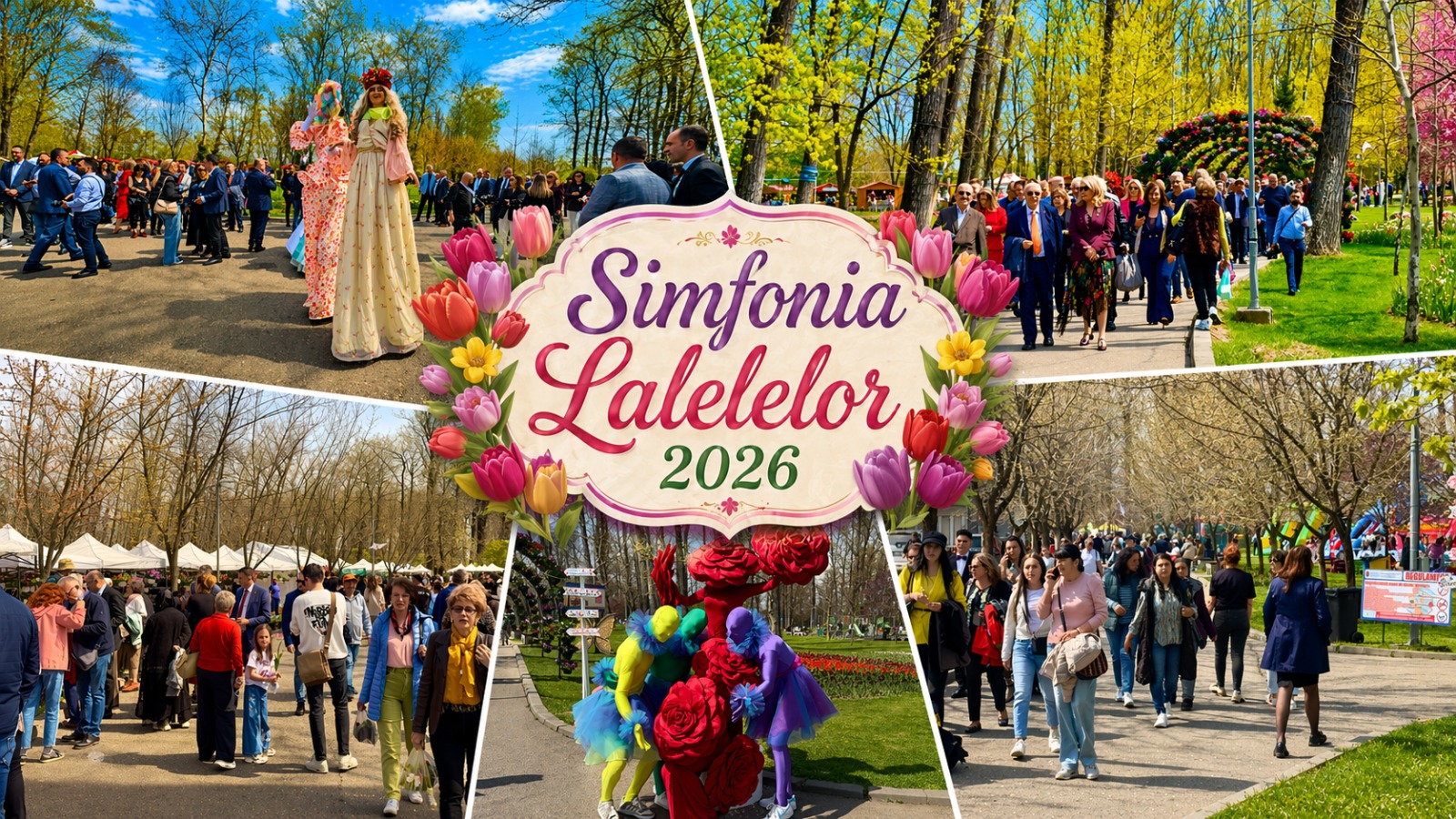Simfonia Lalelelor 2026: Lunca Argeșului, magnet pentru mii de vizitatori - imagini spectaculoase
