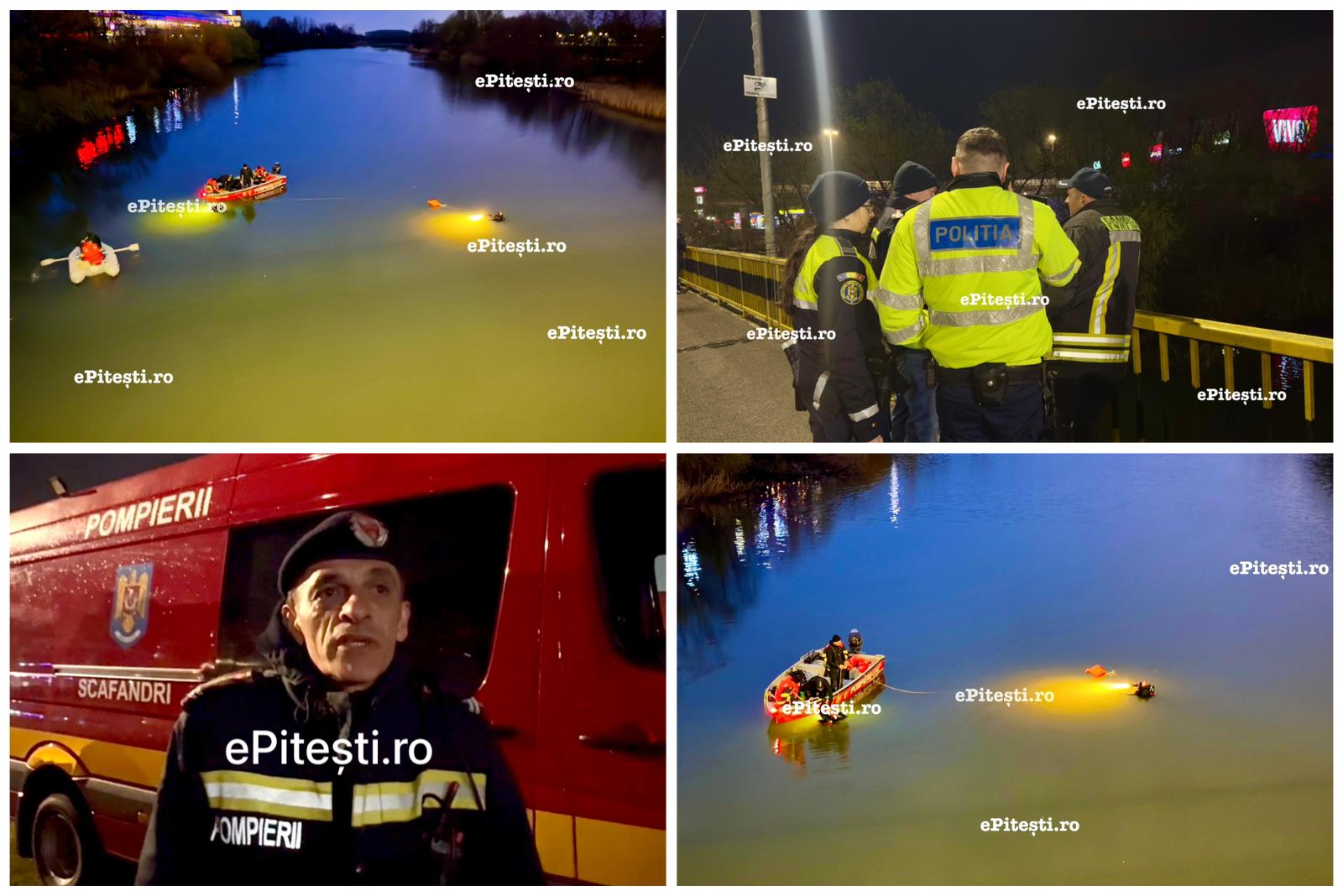 ULTIMA ORĂ. EXCLUSIV. Ce s-a întâmplat după ce s-a aruncat în Argeș? ISU spune tot / VIDEO