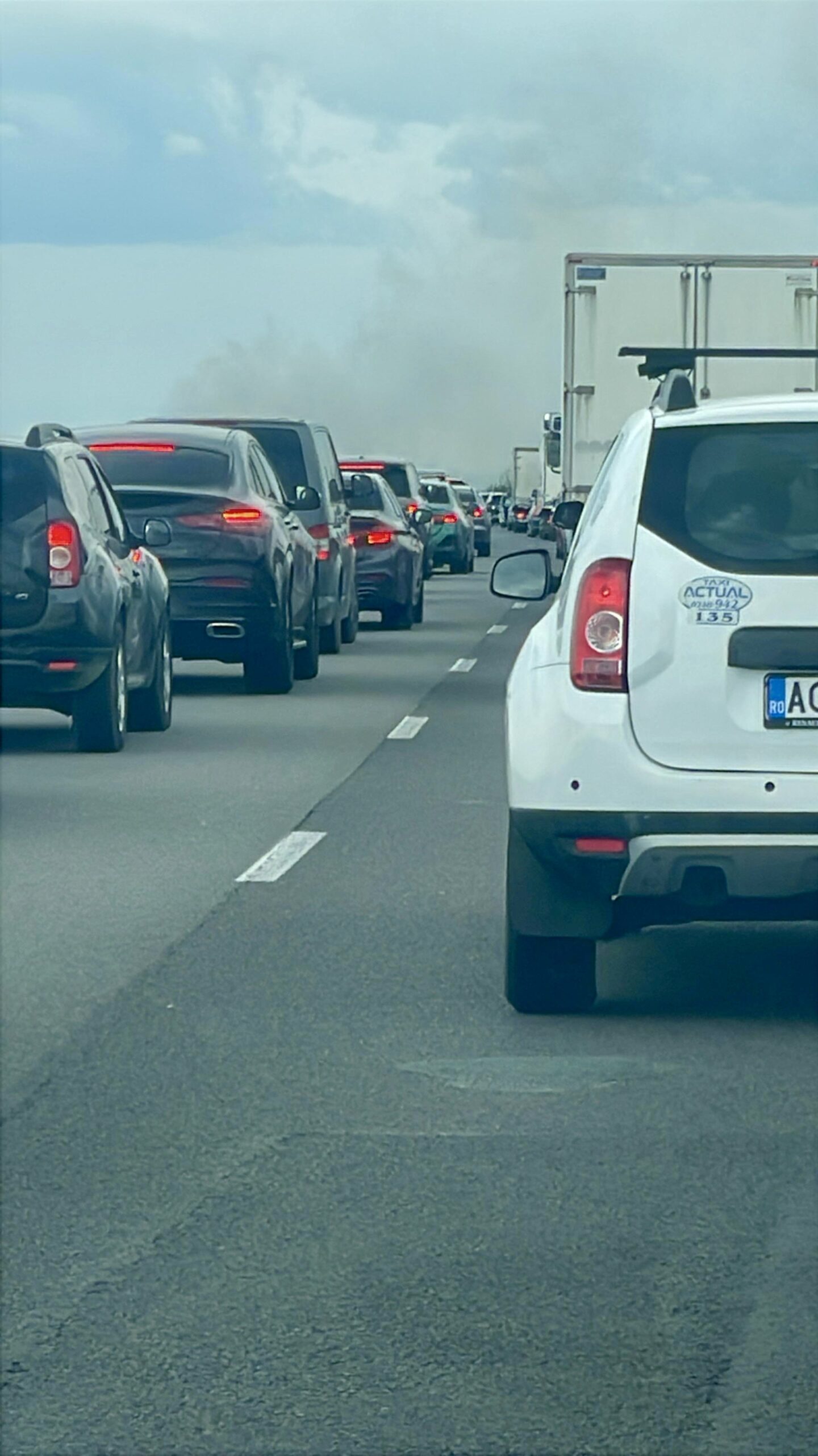 Trafic blocat A1