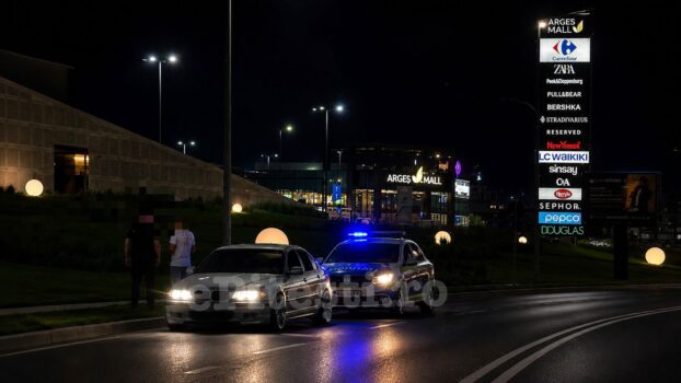 Pitești. Tânăr de 23 de ani, oprit la Argeș Mall! Ce au descoperit polițiștii