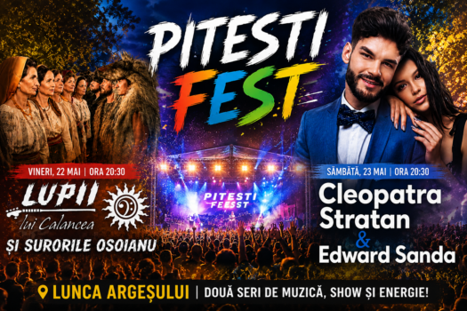 Pitești Fest 2026: Nume grele urcă pe scenă! Se anunță mega-showuri în Lunca Argeșului